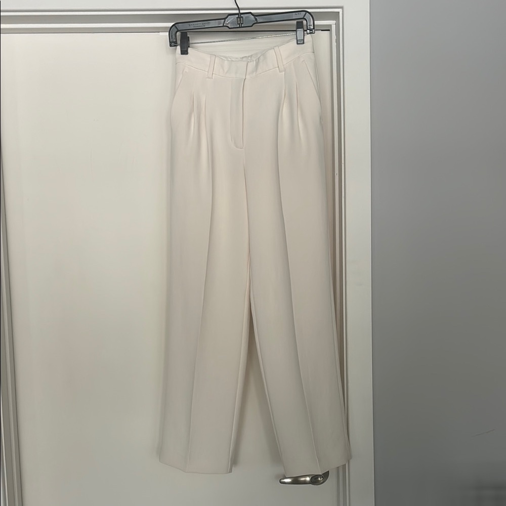 Aritzia Cream Women's Trousers